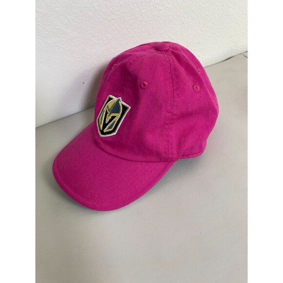 NHL Girls Fuchsia Pink Las Vegas Knights Hockey Baseball Cap Embroidered Logo - Picture 12 of 12
